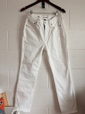 J Crew 9" vintage slim-straight White size 28